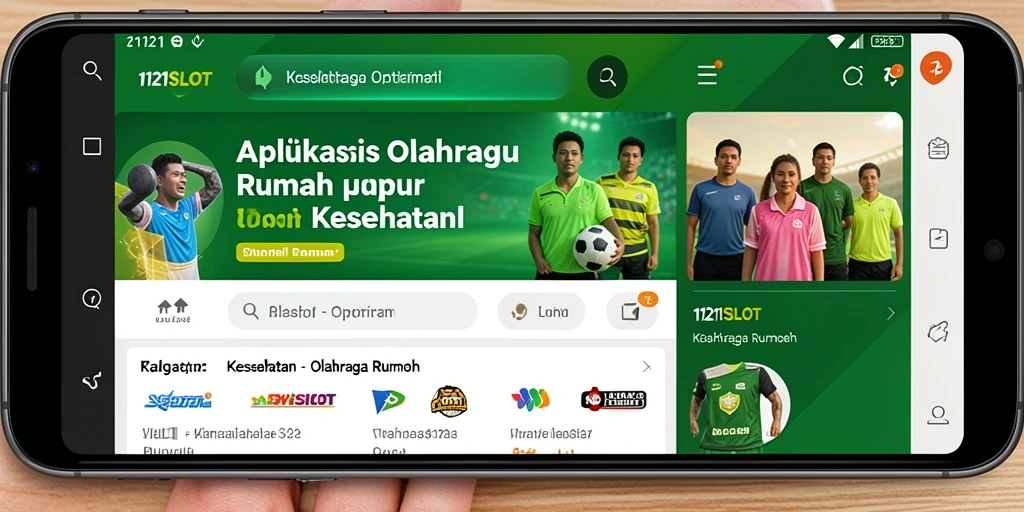 Antarmuka mudah digunakan untuk olahraga di rumah.