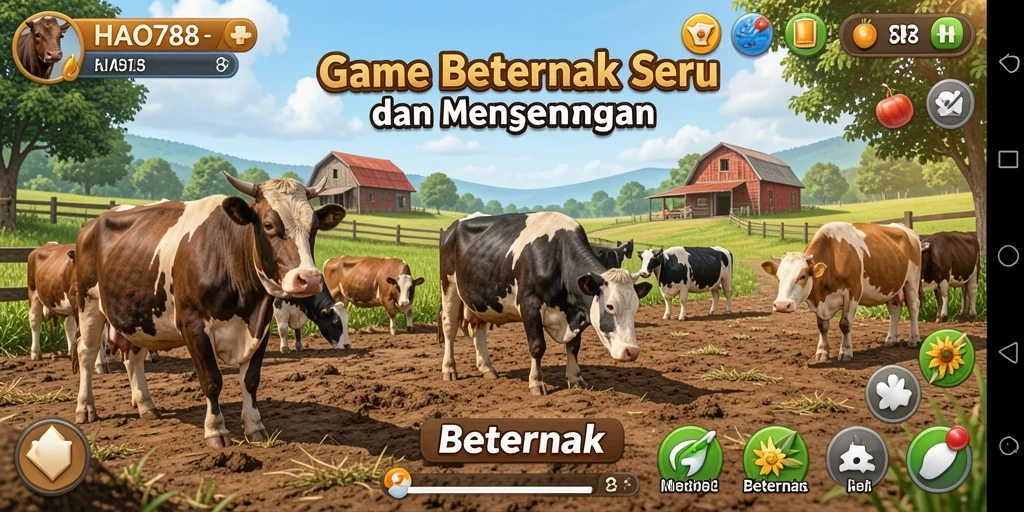 Tampilan antarmuka HAO788 yang penuh warna dan fungsional.