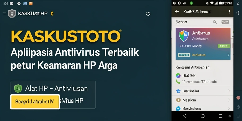 Antarmuka KASKUSTOTO yang intuitif dengan fitur pemindaian cepat.