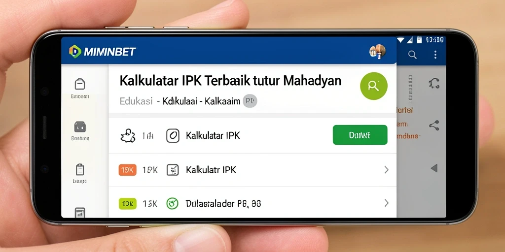 Tampilan antarmuka MIMINBET yang sederhana dan menarik bagi pengguna.