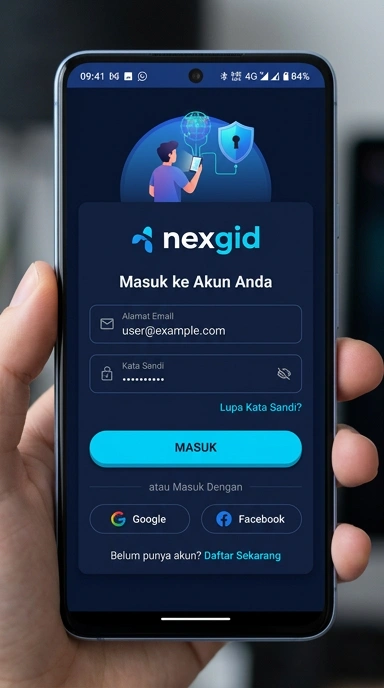 Panduan Masuk Akun Nexgid untuk Pengguna Android
